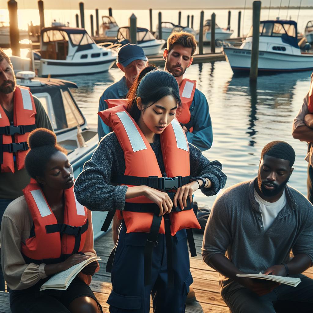 Coast Guard teaching boating safety