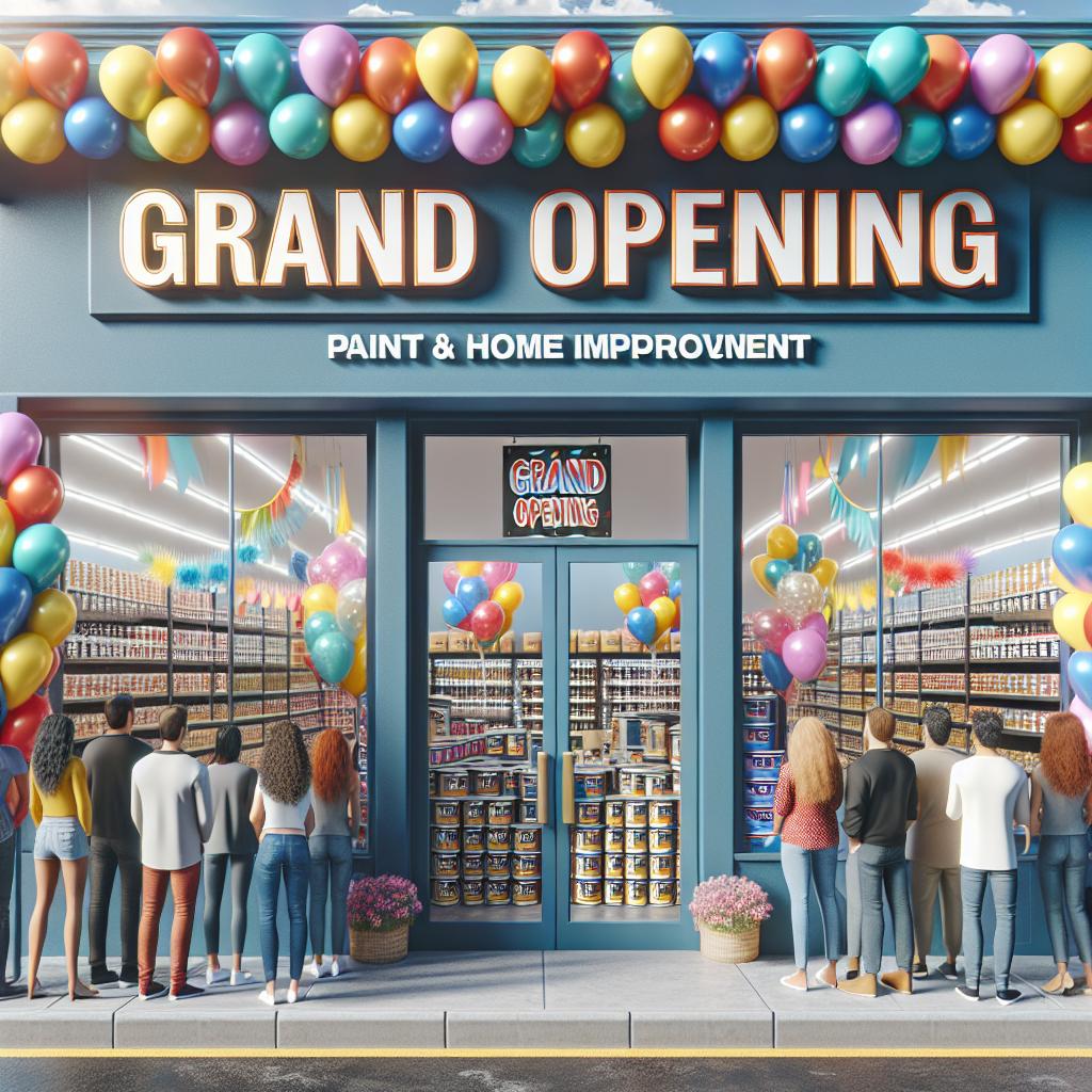 Sherwin-Williams store grand opening