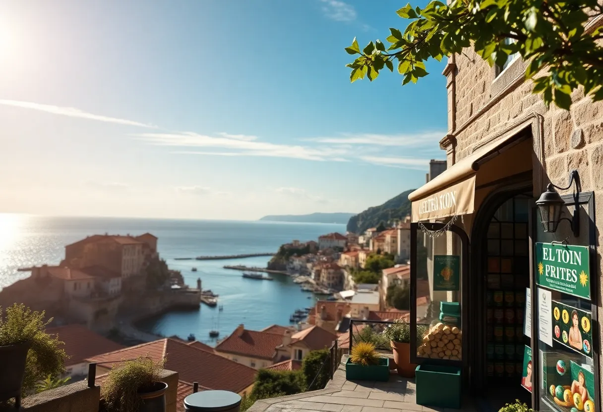 Coastal scene illustrating luck in lottery winnings
