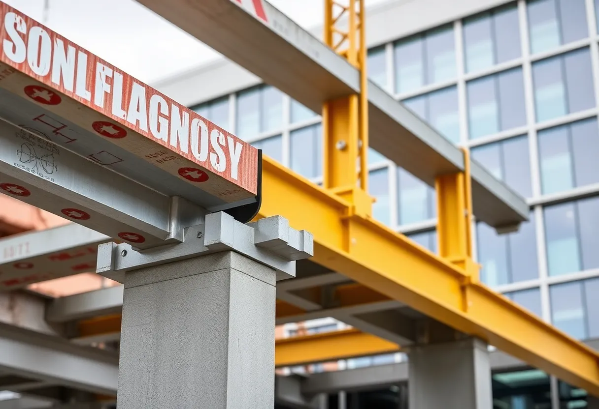 Various materials for structural connections including steel and composites.