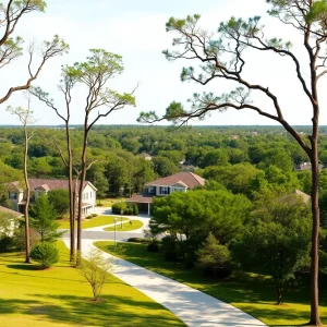 Beautiful homes in Water Oak Community surrounded by nature