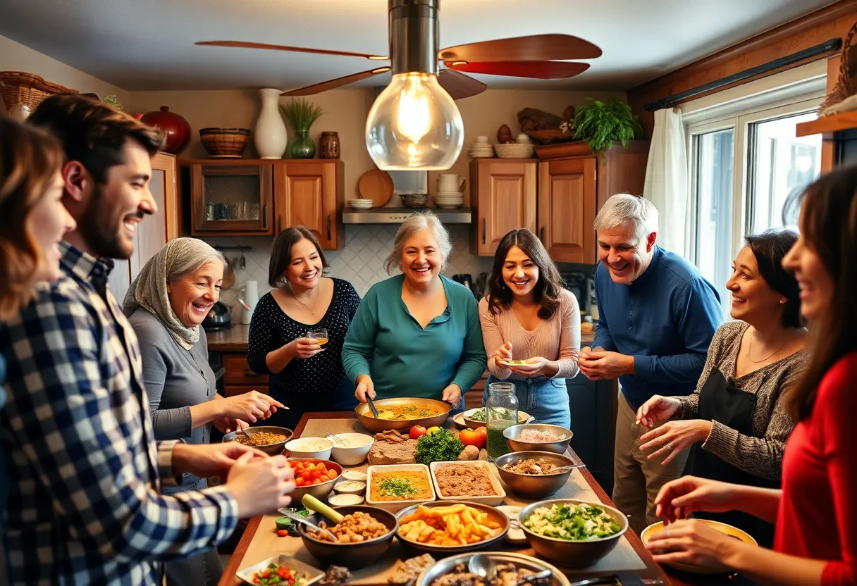 Community members gathering in memory of Corkey Elias