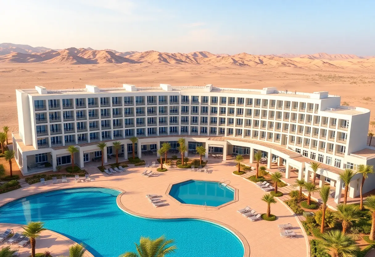 Dream Hotel construction site in Palm Springs