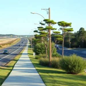 Proposed sidewalk improvements in Kitty Hawk, NC