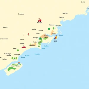 Map of North Carolina showing zoning issues and environmental areas