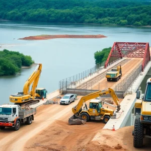 Construction of the Alligator River Bridge