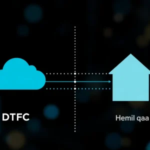 Comparison illustration of DTFC and traditional connection methods