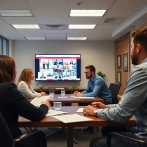 Strategic meeting at Project Kitty Hawk nonprofit for online education