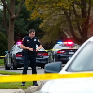 Police conducting a drug operation in Moyock area