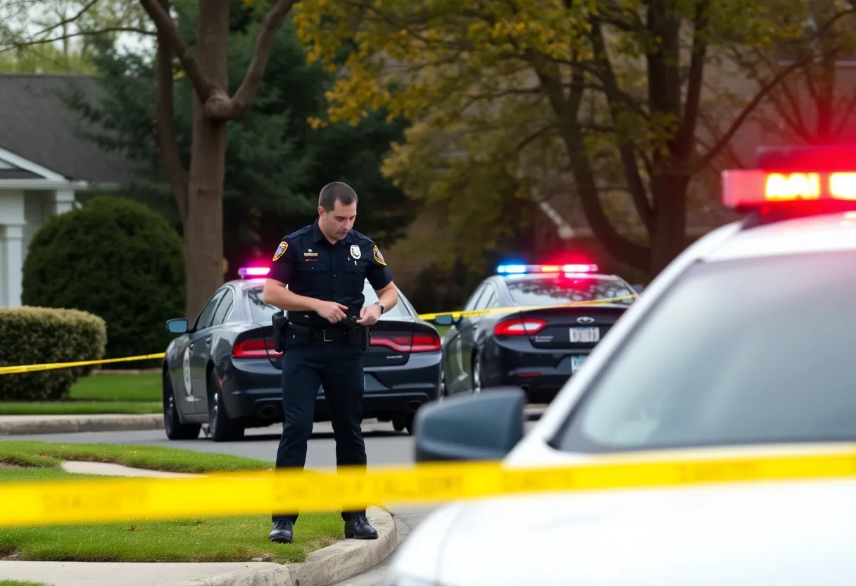 Police conducting a drug operation in Moyock area