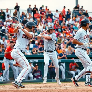 ECU Pirates celebrating their baseball series sweep over William and Mary.