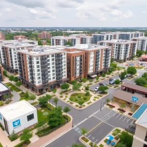 Render of Upland Park Mixed-Use Development