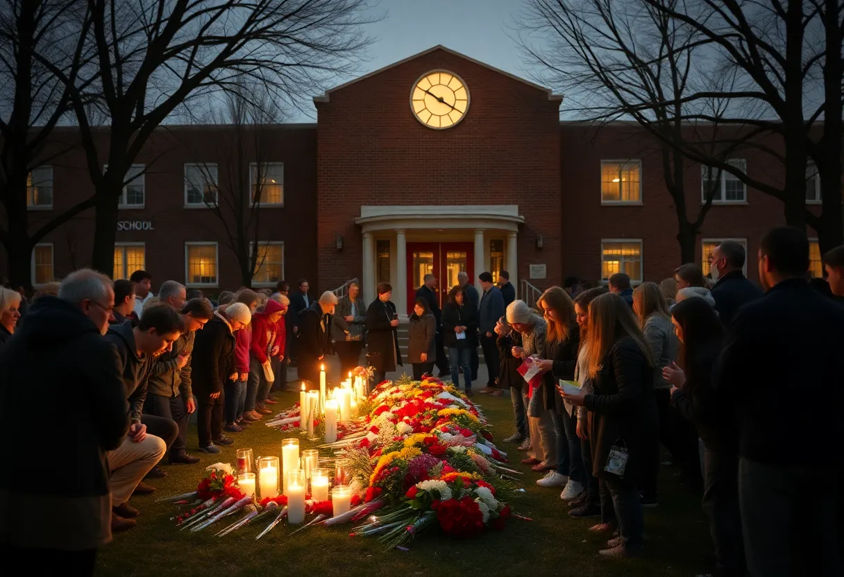 Community memorial for victims of the Nashville school shooting