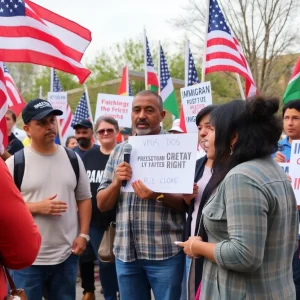 Community members gathered in Nashville expressing concern over immigration sweep.