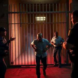 Law enforcement responding to a jail break incident in New Orleans