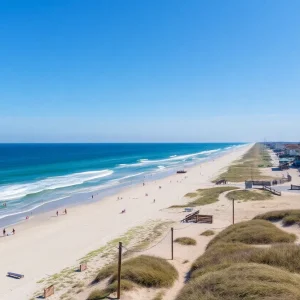 Beautiful beaches of the Outer Banks, North Carolina