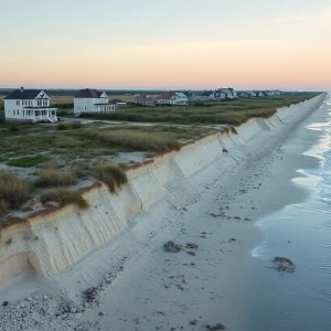 Erosion affecting homes in Rodanthe, NC