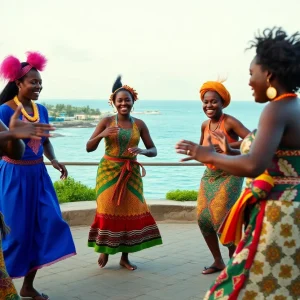 Traditional Ghanaian dance performance by Saakumu Dance Troupe