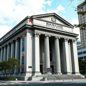 Bank of Japan building symbolizing interest rates