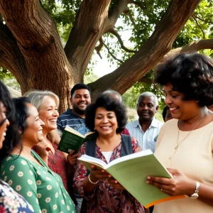 A joyful community gathering honoring Raymond Keith Brown.