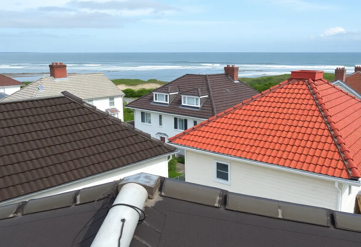 Strong fortified roofs on coastal homes in North Carolina