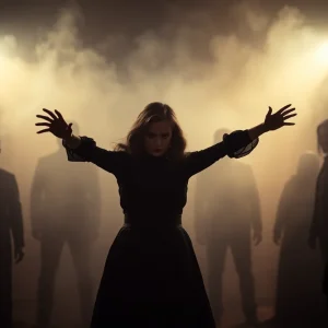 Scene from I Know What You Did Last Summer featuring a tense moment.