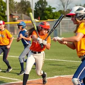 High school athletes from Manteo and First Flight competing in the North Carolina BODYARMOR State Games.