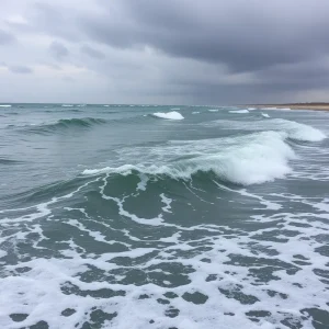 Waves crashing on the beach highlighting ocean safety