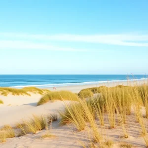 Scenic beach view of the Outer Banks in North Carolina