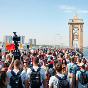 Fans gathering at Socastee Swing Bridge to watch 'Outer Banks' filming