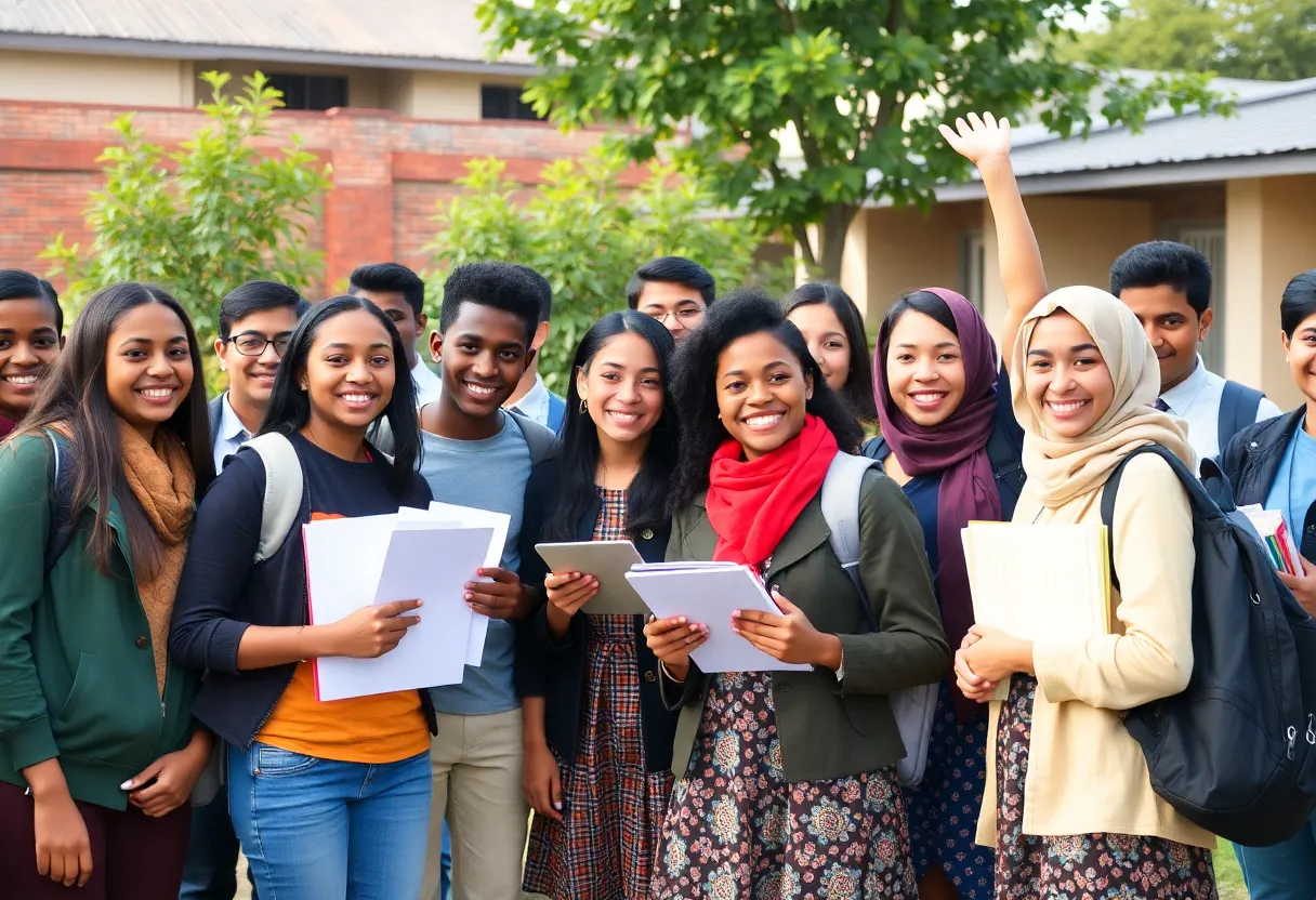 Celebration of scholarship recipients in Outer Banks