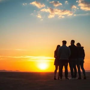 Desert landscape representing friendship and loss in Outer Banks