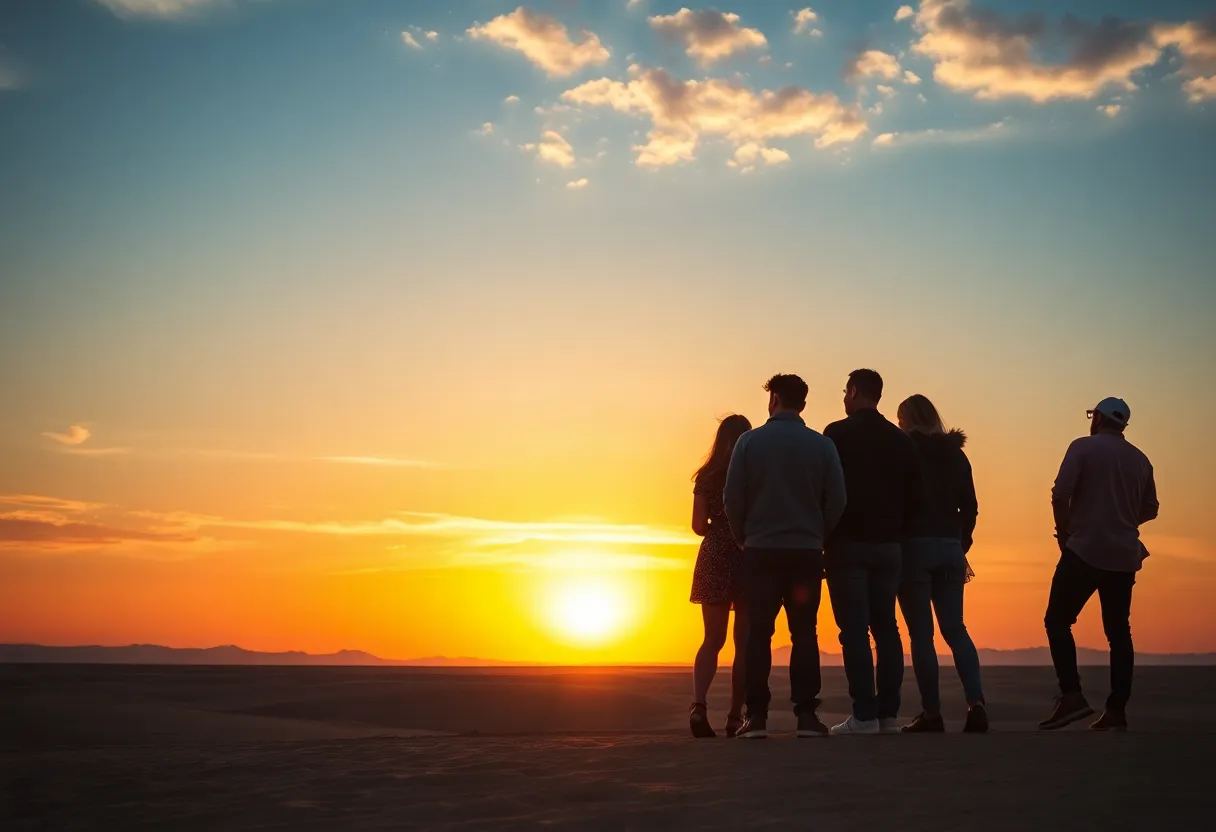 Desert landscape representing friendship and loss in Outer Banks