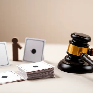 Dramatic representation of a Senate voting process