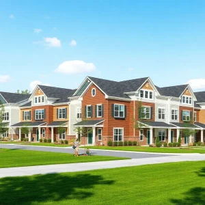 New affordable townhomes at Cobblestone in Greenville NC
