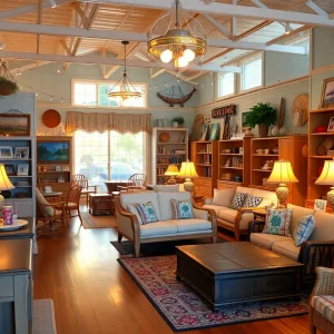 Exterior view of Ambrose Furniture store in the Outer Banks