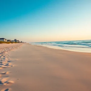 Serene beach view in Duck, North Carolina