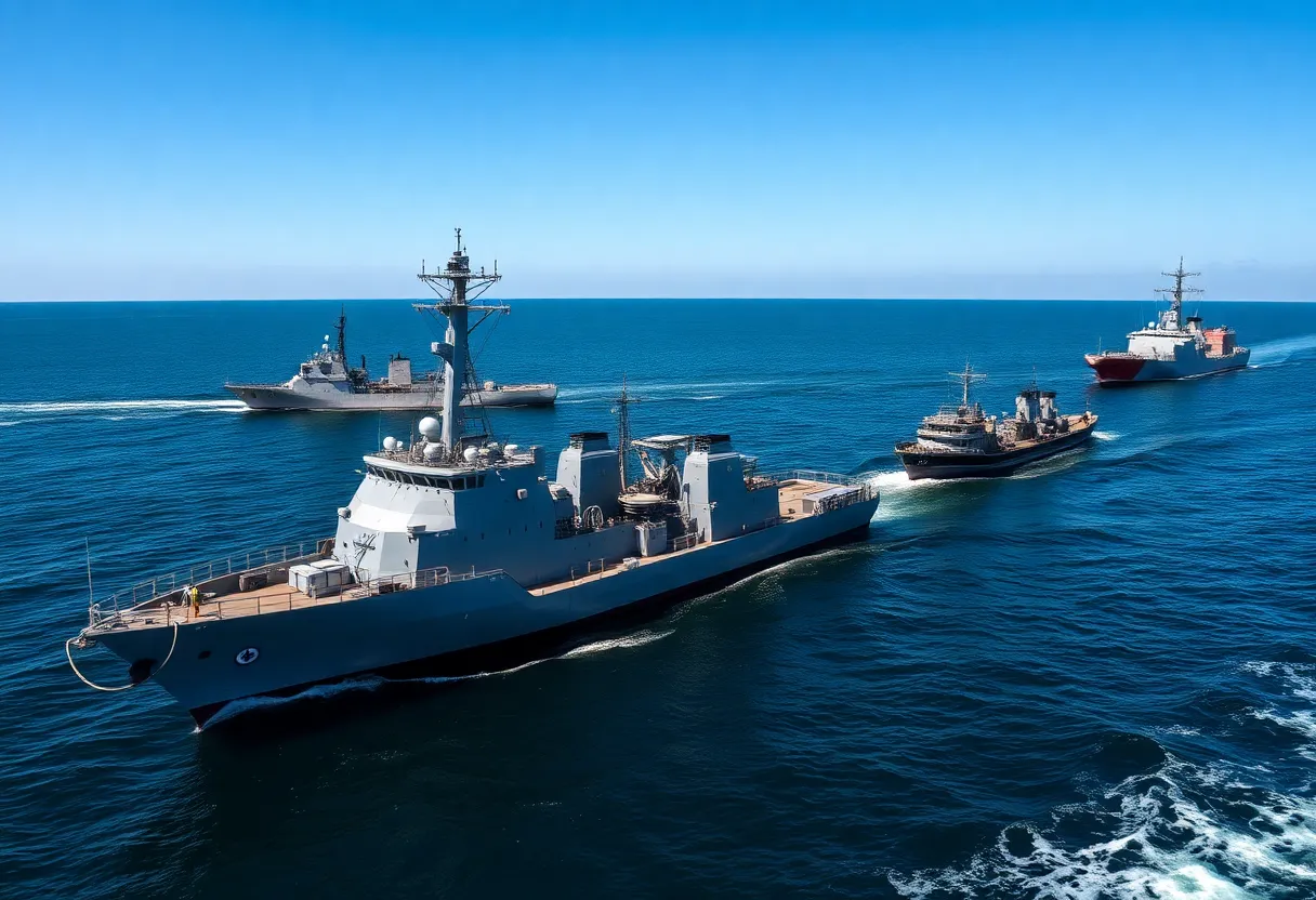 Joint naval exercises between India and Philippines in the South China Sea