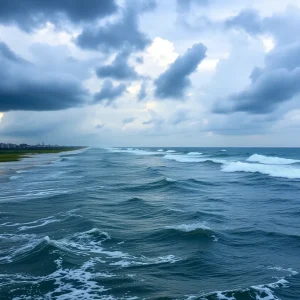 A stormy view of the Outer Banks during Tropical Storm Dexter