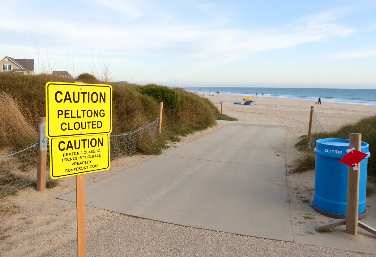 Beach closed due to fuel leak investigation at Buxton, NC
