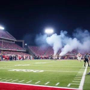 Football teams BYU and East Carolina preparing for a game