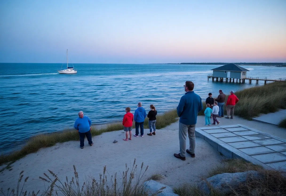 Scenic coastal view of North Carolina symbolizing community spirit
