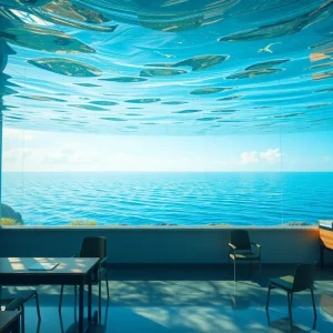 A representation of environmental education in a marine setting.