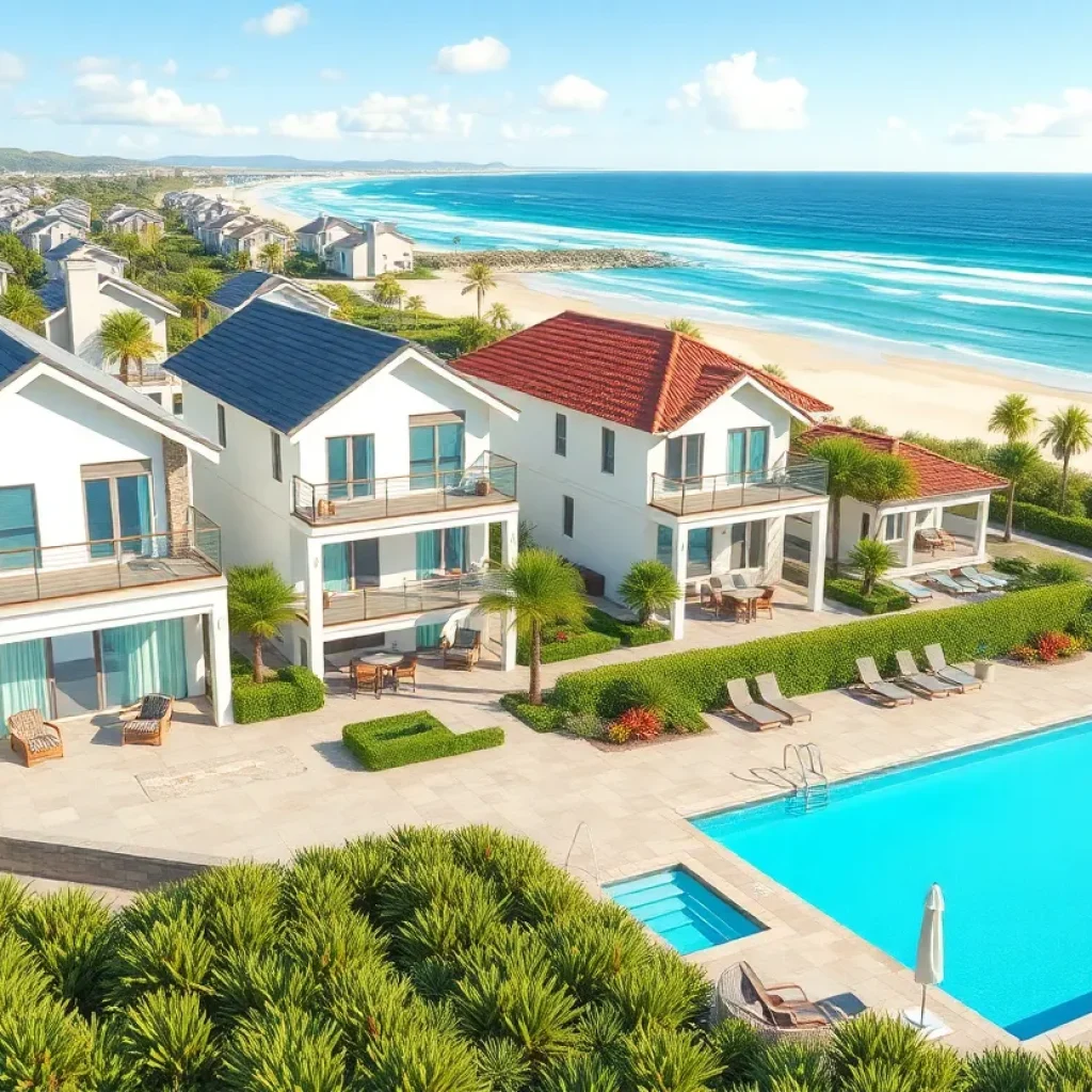 New cluster homes development in Kill Devil Hills