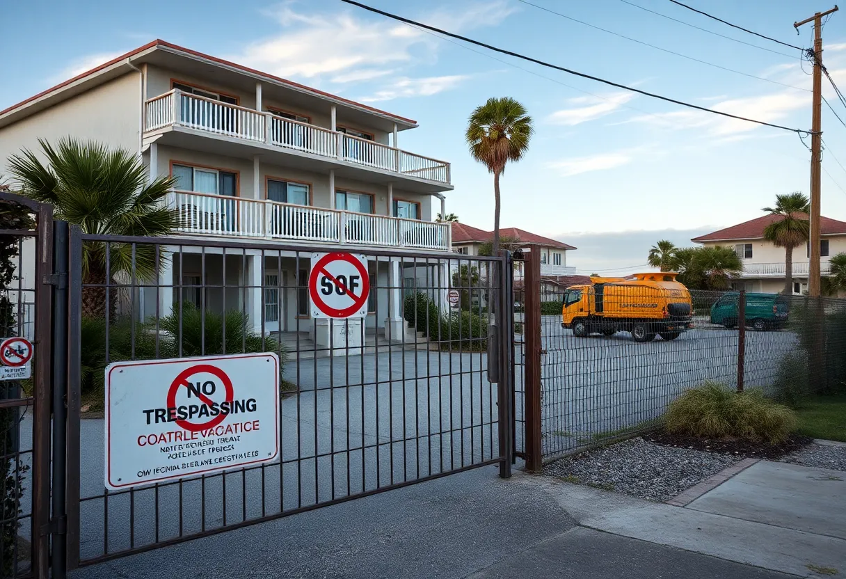 Permanently closed hotel in the Outer Banks