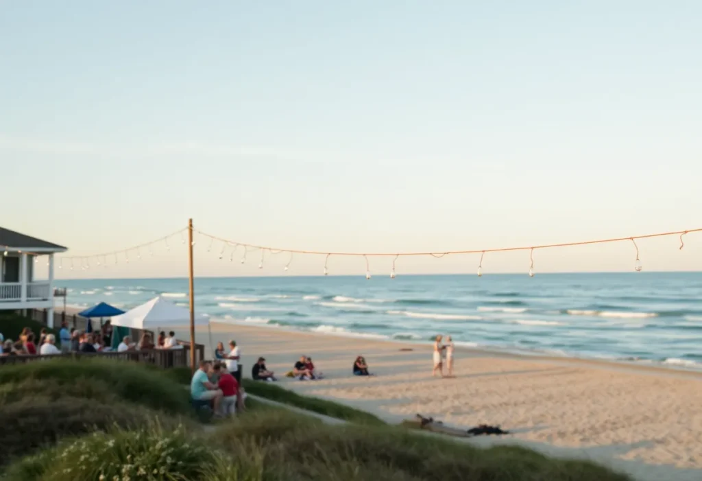 Outer Banks beach scene celebrating Patricia Rivera's life