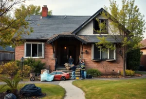 Damage to a home caused by an e-bike battery fire