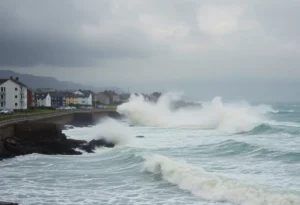 Coastal town facing impacts from a Nor’easter storm