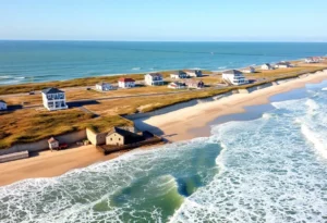 Oceanfront homes at risk of collapse due to erosion in Outer Banks NC