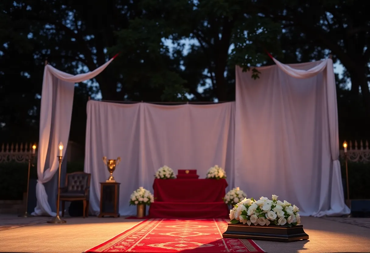 Ceremony honoring Charlie Kirk with a prestigious award